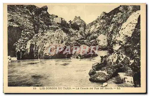Cartes postales Les Gorges du Tarn Le Chaos du Pas de Souci