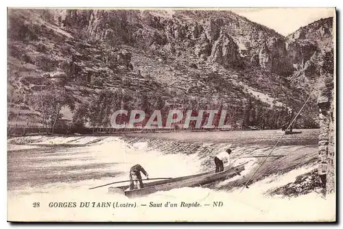 Cartes postales Gorges du Tarn Lozere Saut d'un Rapide