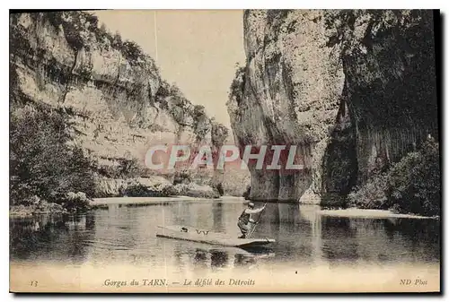 Cartes postales Gorges du Tarn Le Defile des Detroits