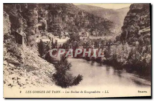 Cartes postales Les Gorges du Tarn Les Roches de Kougnadoire