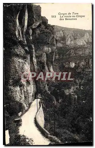 Cartes postales Gorges du Tarn La Route au Cirque