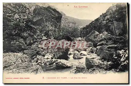Cartes postales La Lozere Gorges du Tarn Le Pas de Souci