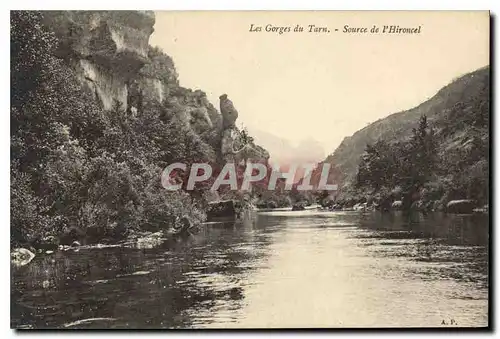 Cartes postales Les Gorges du Tarn Source de l'Hironcel