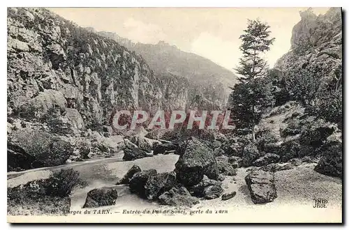 Cartes postales Gorges du Tarn Entree du Pas de Souci porte du Tarn