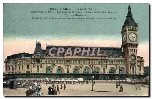 Cartes postales Paris Gare de Lyon