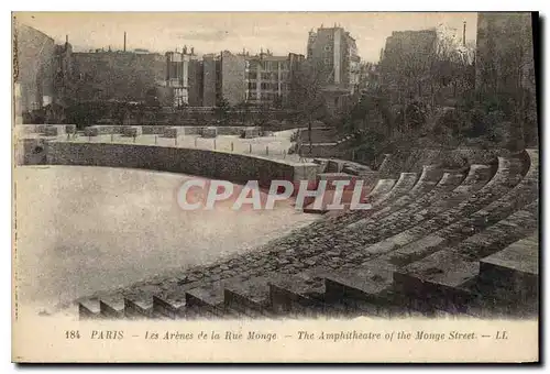 Cartes postales Paris Les Arenes de la Rue Monge