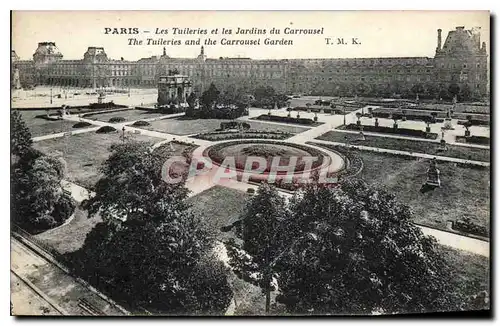 Ansichtskarte AK Paris Les Tuileries et les Jardins du Carrousel