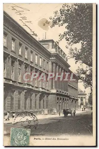 Cartes postales Paris Hotel des Monnaies