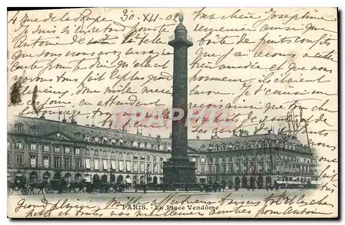 Cartes postales Paris La Place Vendome