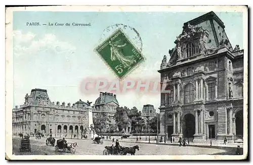 Cartes postales Paris La Cour du Carrousel