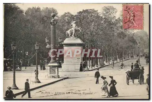 Cartes postales Paris Avenue des Champs Elysees