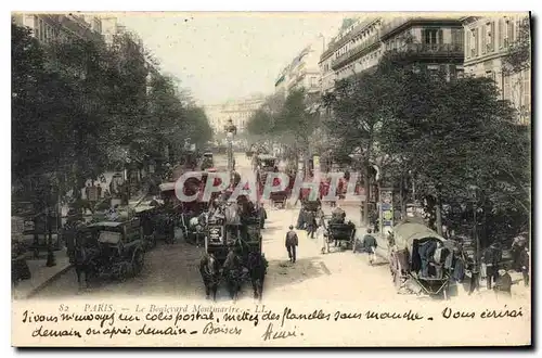 Cartes postales Paris Le Boulevard Montmartre