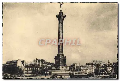 Cartes postales Place de la Bastille et colonne de Juillet