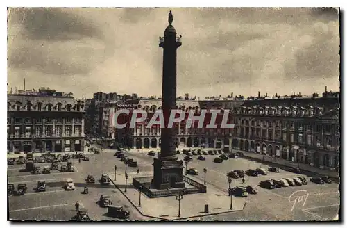 Ansichtskarte AK Place Vendome et colonne de la Grande Armee