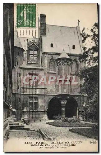 Ansichtskarte AK Paris Musee de Cluny Hotel de Cluny La Chapelle