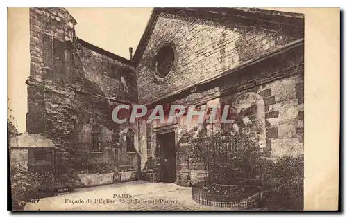 Ansichtskarte AK Paris Facade de l'Eglise Saint Julien le Pauvre