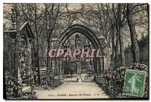 Cartes postales Paris Square de Cluny