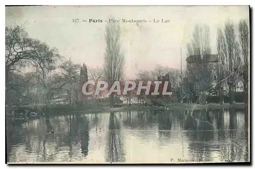 Cartes postales Paris Parc Montsouris Le Lac