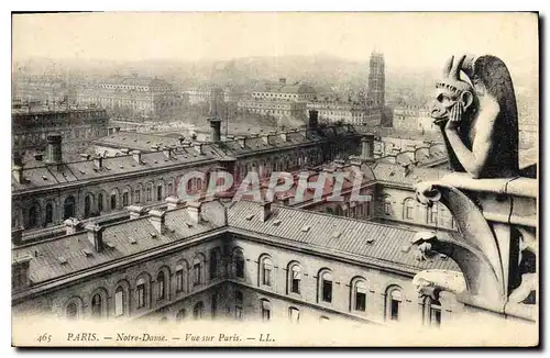 Ansichtskarte AK Paris Notre Dame Vue sur Paris