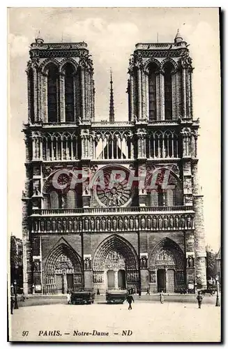 Cartes postales Paris Notre Dame