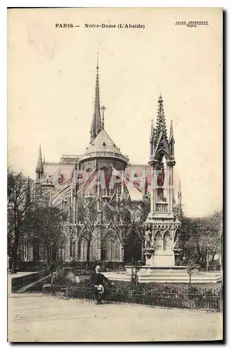 Ansichtskarte AK Paris Notre Dame L'Abside