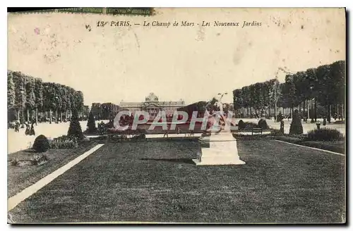 Ansichtskarte AK Paris Le Champ de Mars Les Nouveaux Jardins