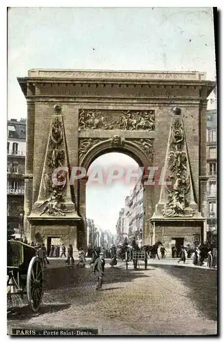 Cartes postales Paris Porte Saint Denis