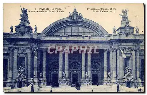 Ansichtskarte AK Paris La Porte Monumentale du Grand Palais