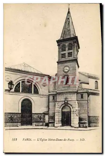 Ansichtskarte AK Paris L'Eglise Notre Dame de Passy