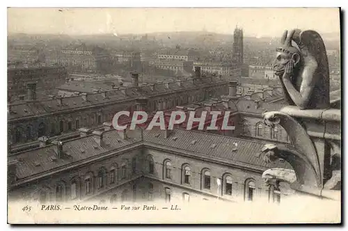 Ansichtskarte AK Paris Notre Dame Vue sur Paris