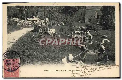 Cartes postales Paris Jardin du Trocadero