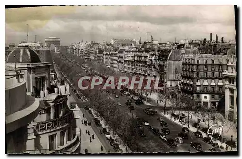 Cartes postales Paris et ses Merveilles Avenue des Champs Elysees Vue generale