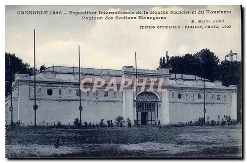 Cartes postales Grenoble 1925 Exposition Internationale de Houille blanche et du Tourisme Pavillon des Sections