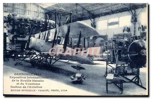 Cartes postales Grenoble 1925 Exposition Internationale de Houille blanche et du Tourisme Section de l'Aviation