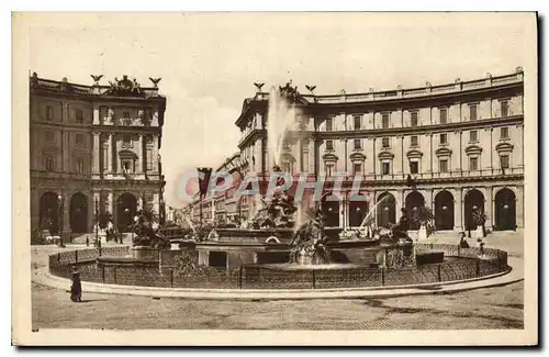 Cartes postales Roma Place Esedra