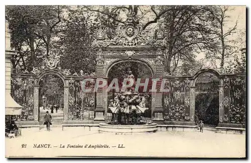 Cartes postales Nancy La Fontaine d'Amphitrite