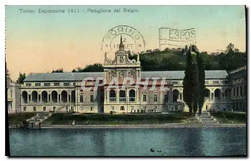 Cartes postales Torino Esposizione Padiglione del Belgio