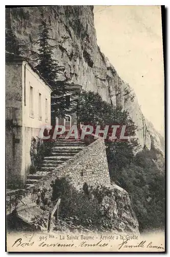 Ansichtskarte AK La Sainte Baume Arrivee e la Grotte