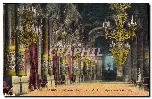 Cartes postales Paris L'Opera Le Foyer