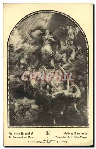 Cartes postales Malines Beguinage L'Assuption de la Sainte Vierge