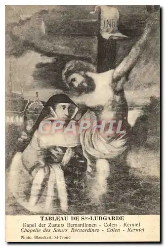 Ansichtskarte AK Tableau de Ste Ludgarde Chapelle des Soeurs Bernardines Colen Kerniel