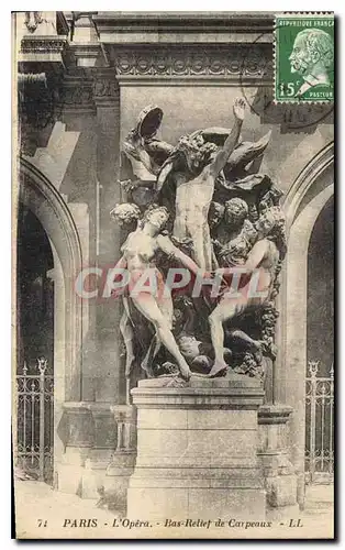 Ansichtskarte AK Paris L'Opera Bas Relief de Carpeaux