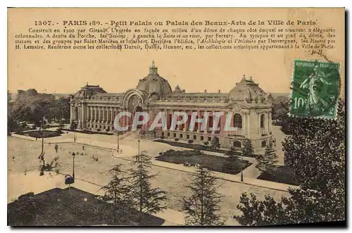 Ansichtskarte AK Paris Petit Palais ou Palais des Beaux Arts de la Ville de Paris