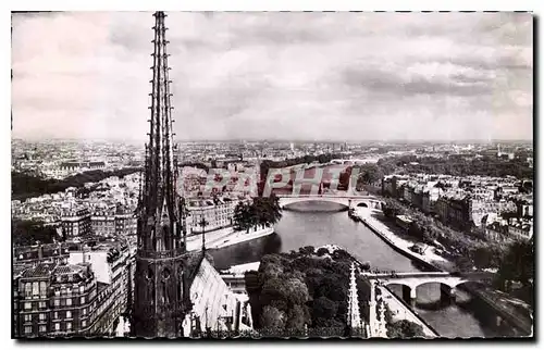 Ansichtskarte AK Paris Vue panoramique prise de Notre Dame