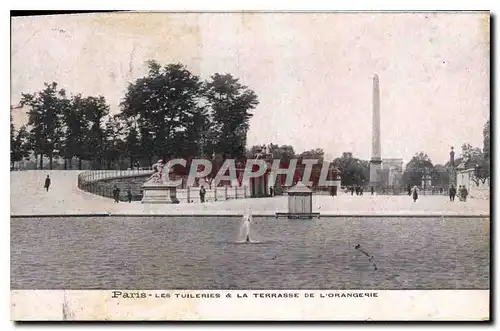 Ansichtskarte AK Paris Les Tuileries & La Terrasse de l'Orangerie