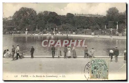 Ansichtskarte AK Paris Le Bassin du Luxembourg