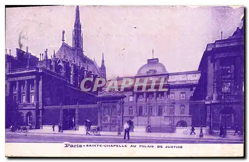 Ansichtskarte AK Paris Sainte Chapelle Au Palais de Justice