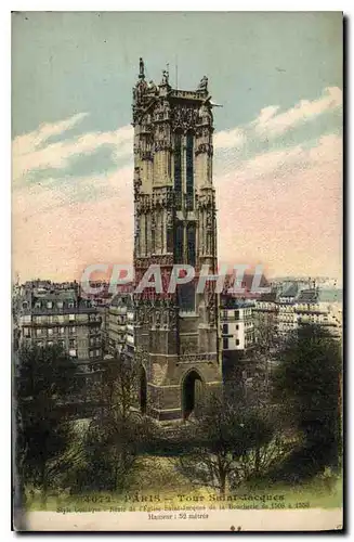 Cartes postales Paris Tour Saint Jacques