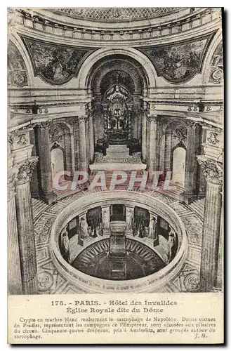 Cartes postales Paris Hotel des Invalides Eglise Royale dite du Dome