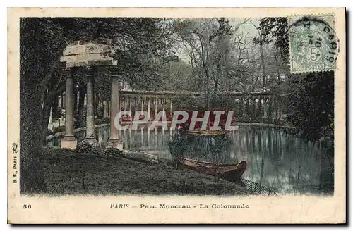 Ansichtskarte AK Paris Parc Monceau La Colonnade